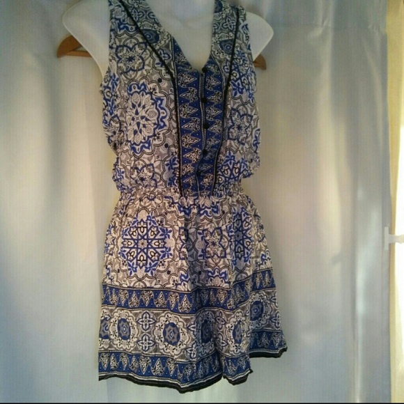 Atmosphere Sleeveless Boho Romper, 4 - Picture 1 of 5
